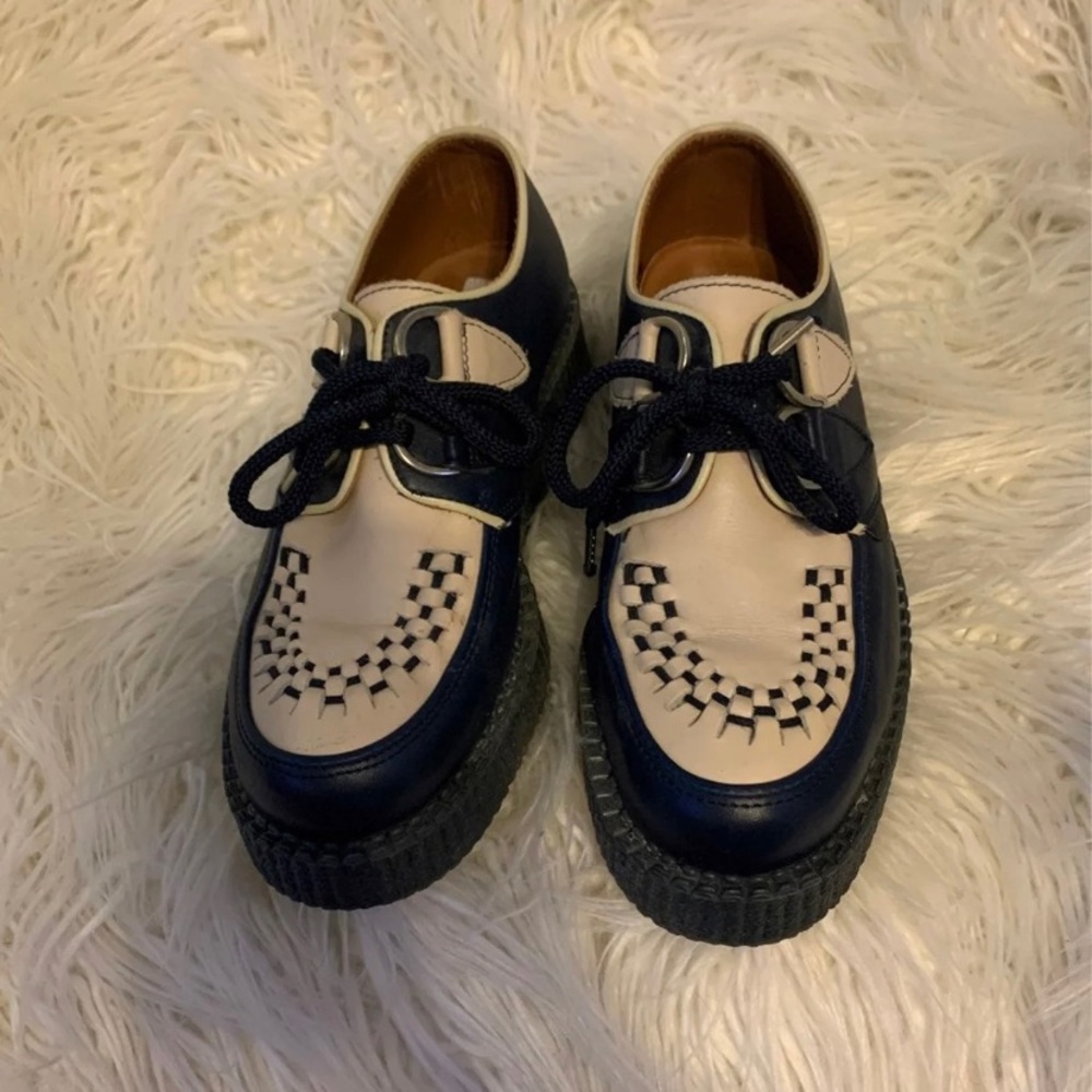 Underground original thick soled two tone shoes